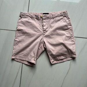 Scotch & Soda pink/cream shorts